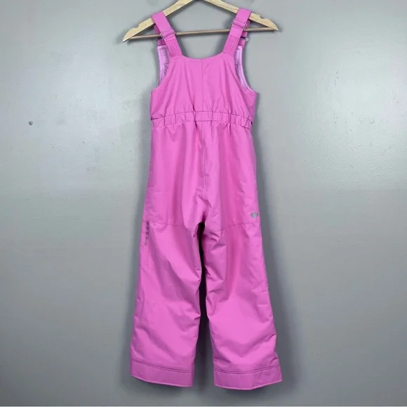 Obermeyer Girls Snoverall Hot Pink Ski Bib Pants 55018 Adjusrtable Size 6 Winter - Picture 5 of 16